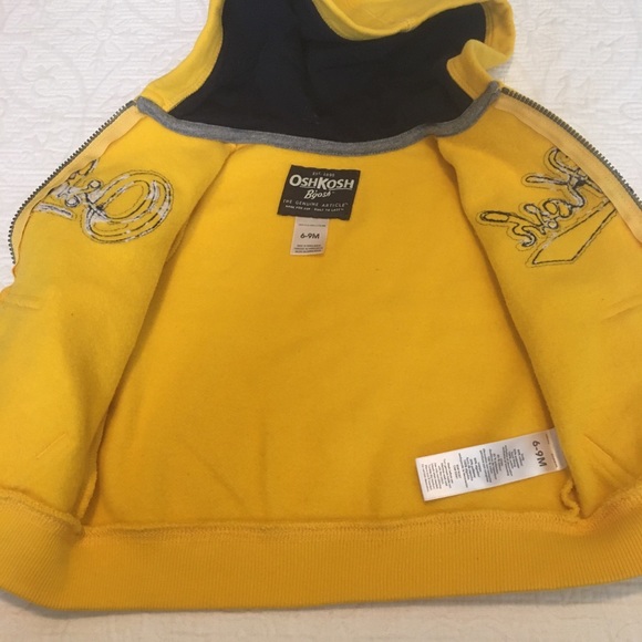 6-9m (2/$20) OshKosh Hoodie - Picture 7 of 11